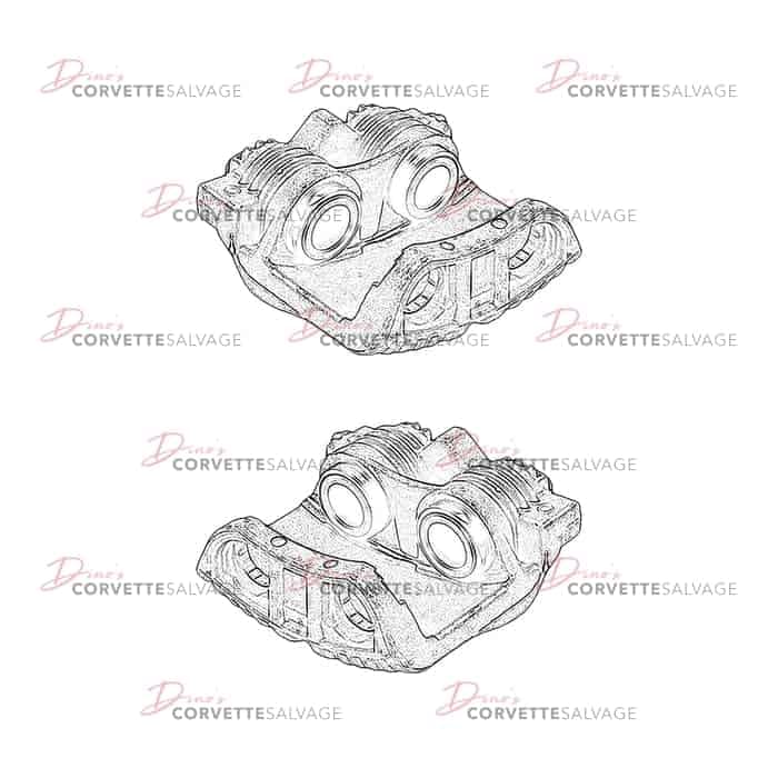 C4 Used 13″ Heavy Duty Front Brake Caliper 1988-1996
