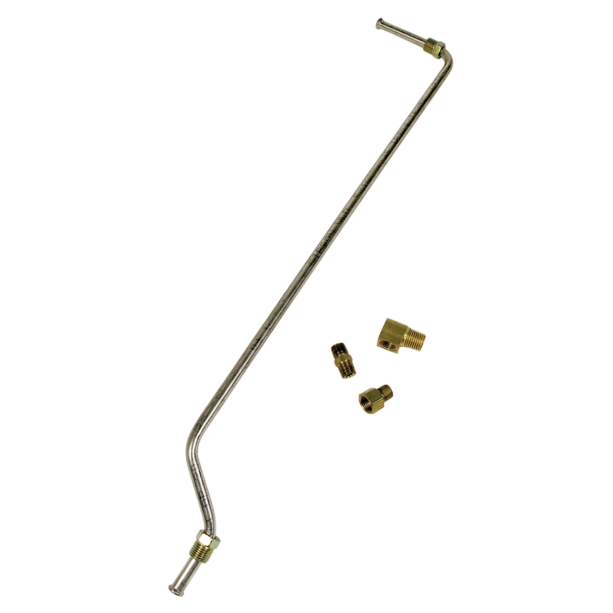 C1 New Gas Line, Stainless Steel - Pump To Carburetor 220hp & 230hp 1957-1958