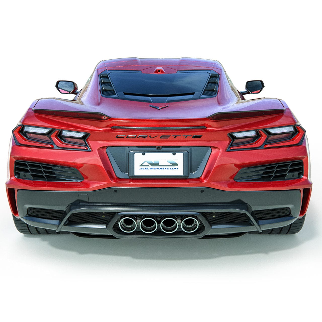 New C8 Z06 GS E-Ray License Plate Filler 2023-2026