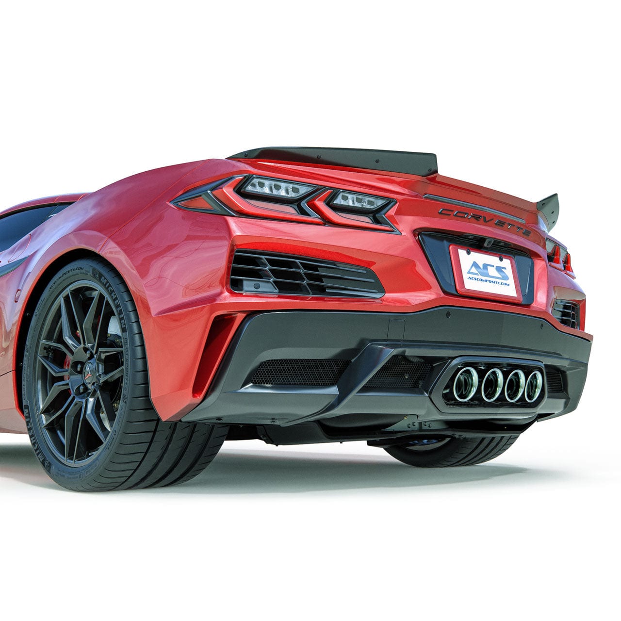 New C8 Z06 GS E-Ray License Plate Filler 2023-2026