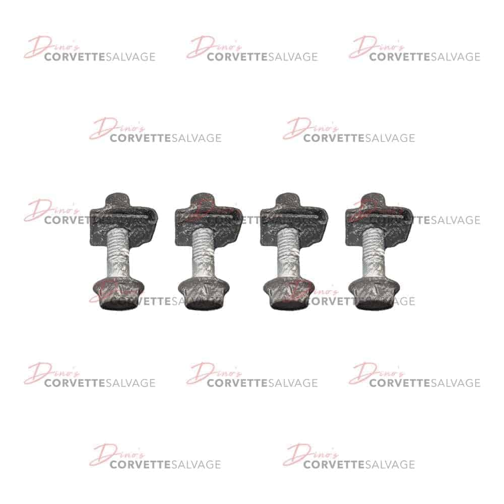 C4 Used Front Shock Lower Mounting Bolt & Clip Kit 1984-1987