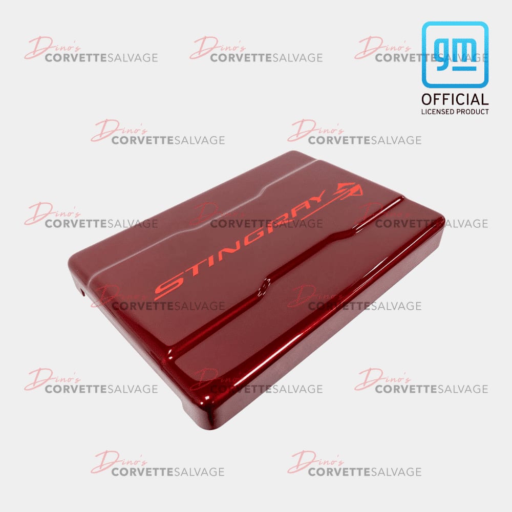 C7 Corvette New Red Stingray Fuse Box Cover 2014-2019