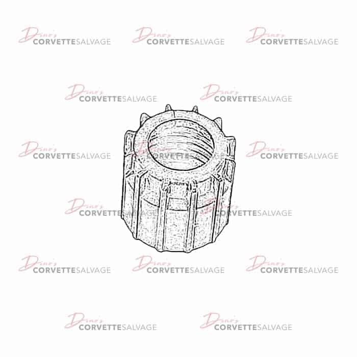 C4 Used Antenna Upper Nut Retainer 1984-1987