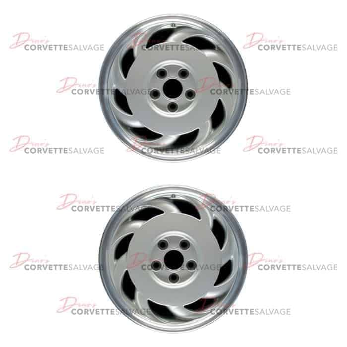 C4 Used Painted Front/Rear Aluminum 17x9.5 Wheel 1991-1992