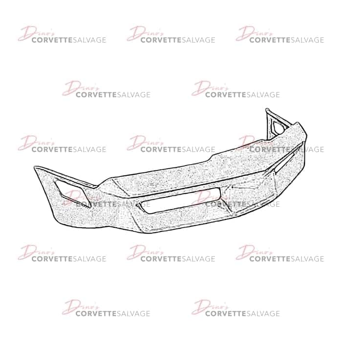 C3 Used Front Bumper Cover 1980-1982