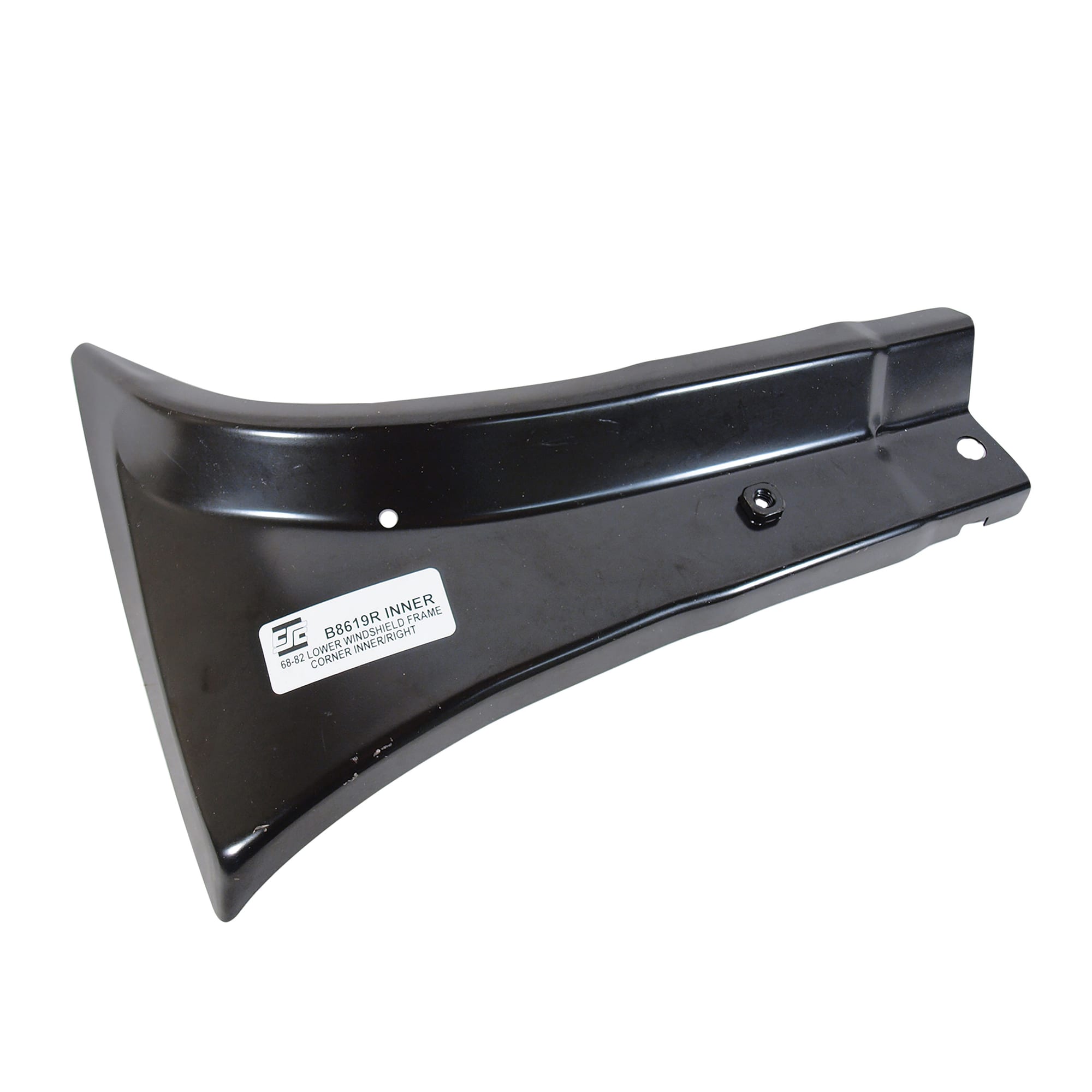 C3 New Passenger-Side Windshield Corner Lower Inner 1968-1982