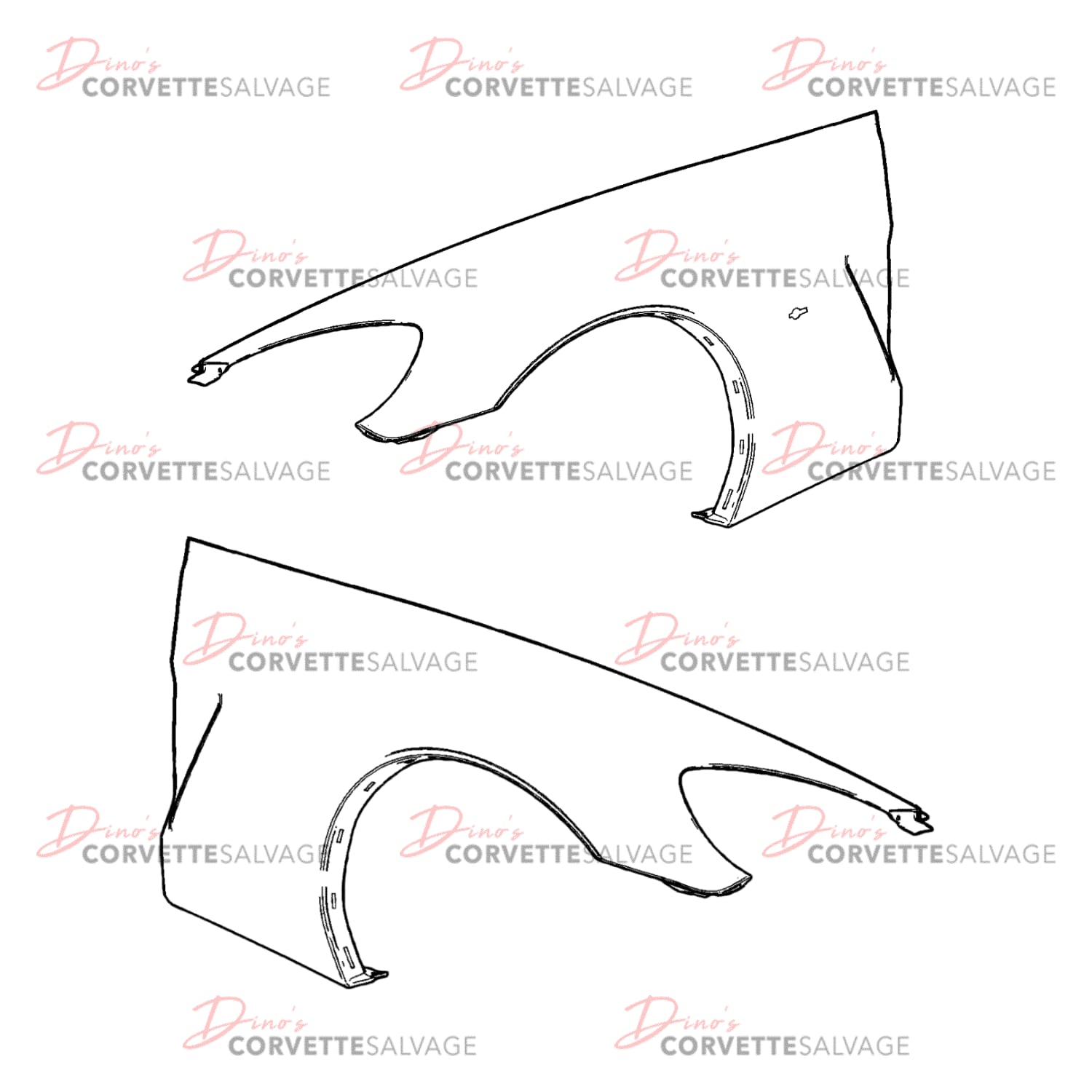 C6 Used Z06 Carbon Fiber Front Fender 2006-2013