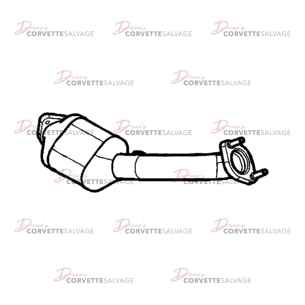 C6 Used Driver-Side Catalytic Converter 2005-2011