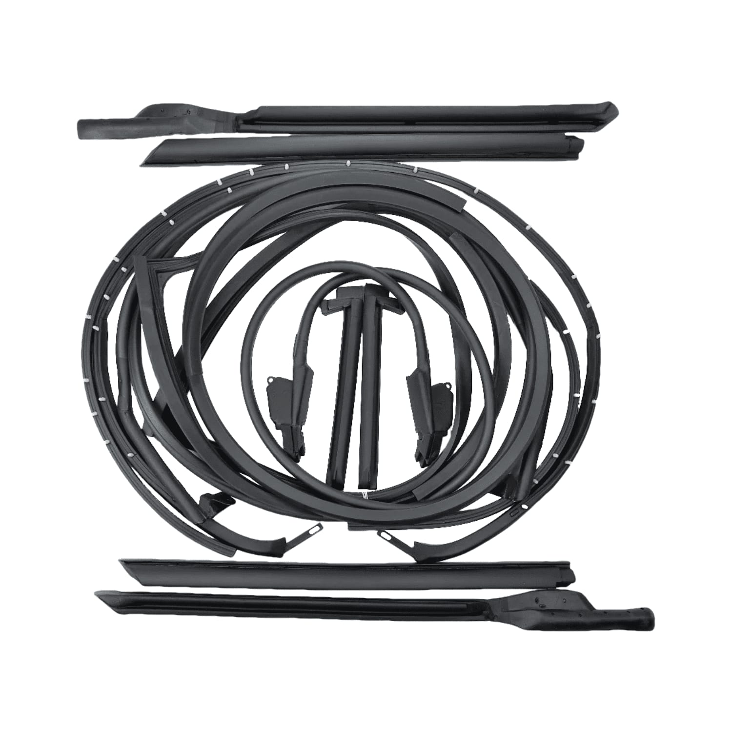 C3 New Coupe 12-Piece T-Top/Door Weatherstrip Kit 1969