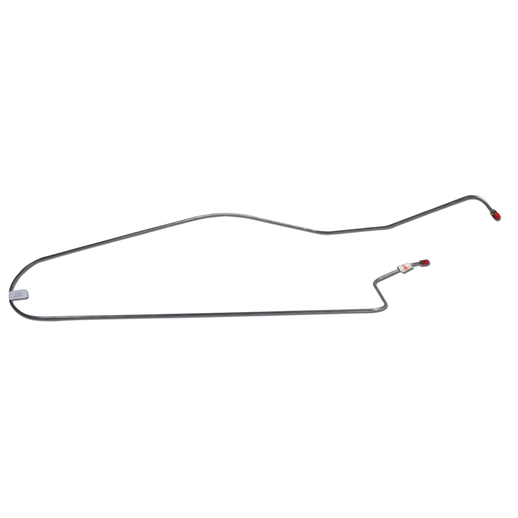 C2 New Driver-Side Brake Line, Master Cylinder To Rear Block with PB 3/16 Inch 1965