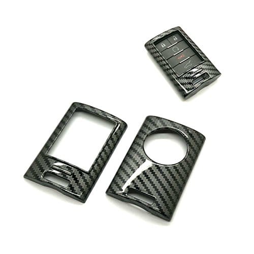 C7 New Hydro Carbon Fiber Key Fob Hard Cover Case 2014-2019