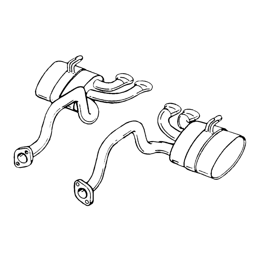 C5 Used Z06 Titanium Muffler 2001-2004