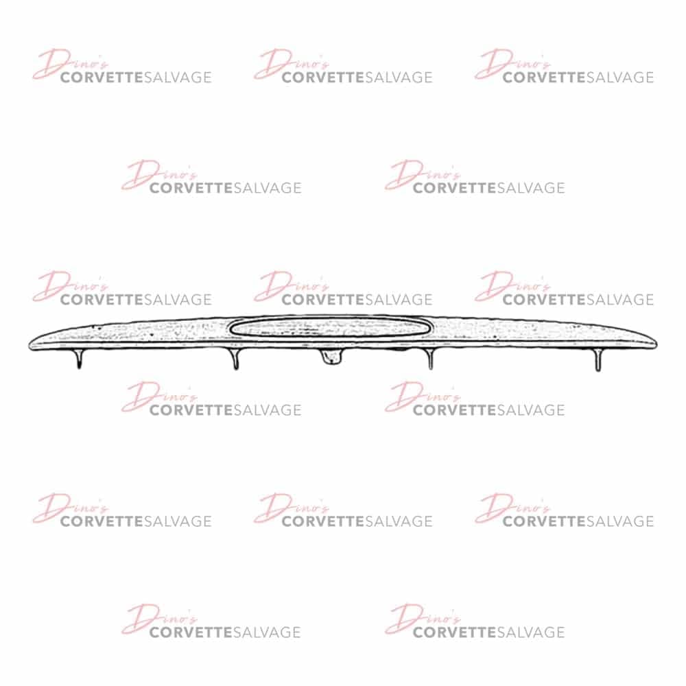 C6 Used Rear Spoiler Assembly 2005-2013
