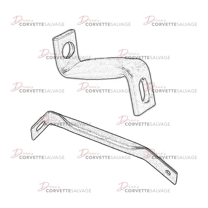 C4 Used Center Air Deflector Brace 1984-1996