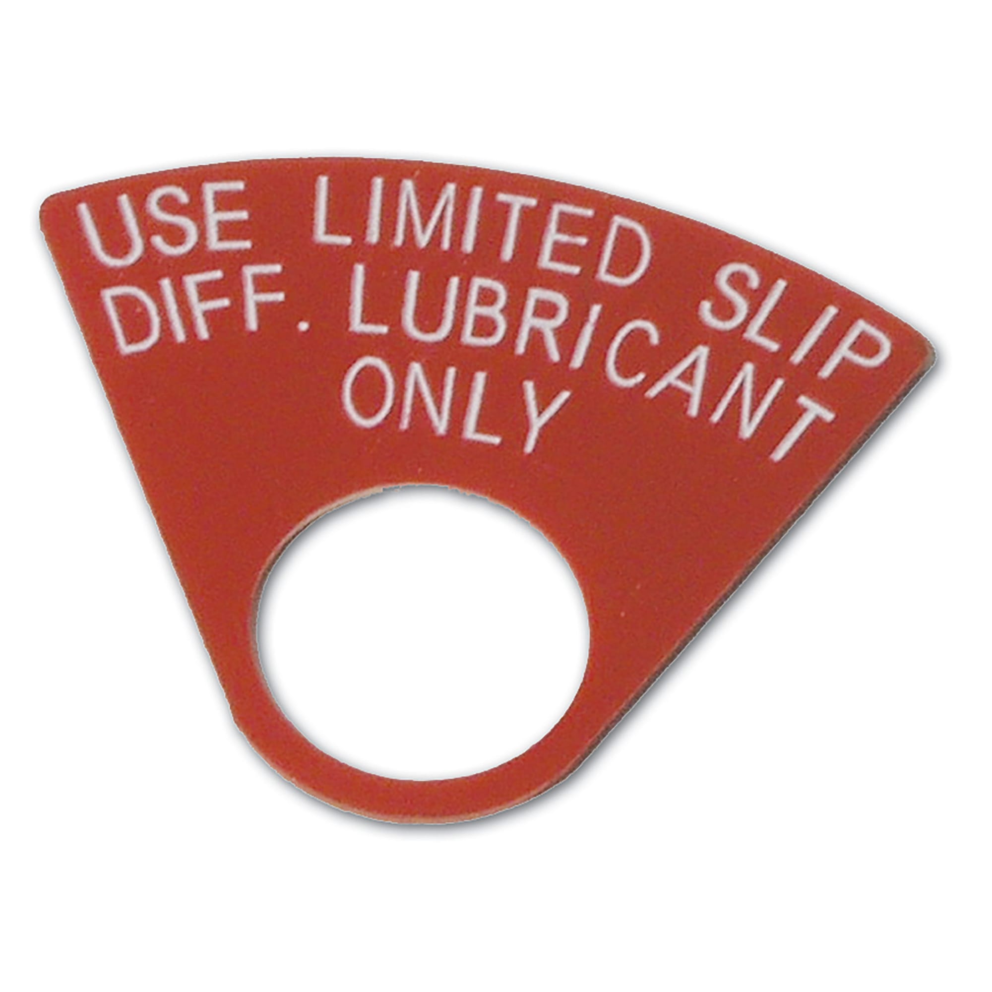 C3 New Tag, Rear End Red Positraction 1970-1979