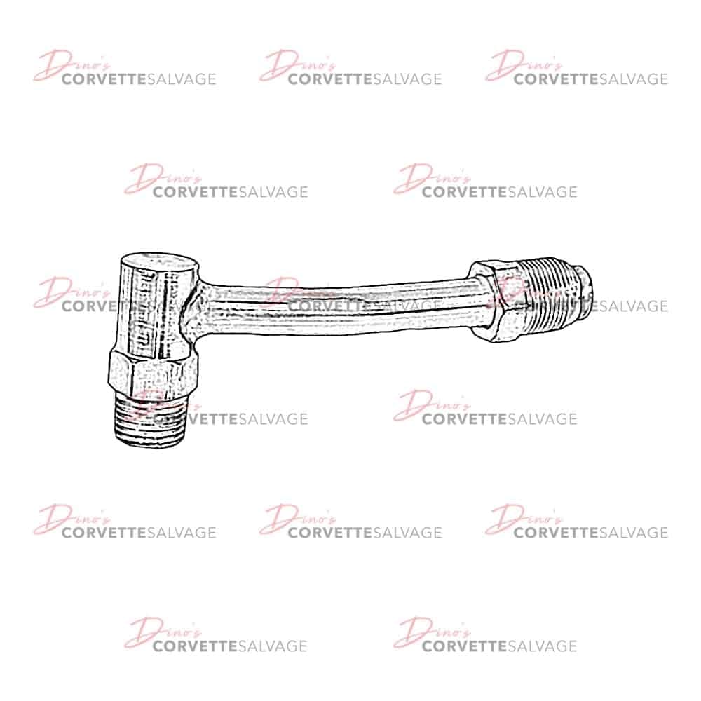 C4 Used Driver-Side Secondary Air Injection Check Valve Pipe 1992-1996