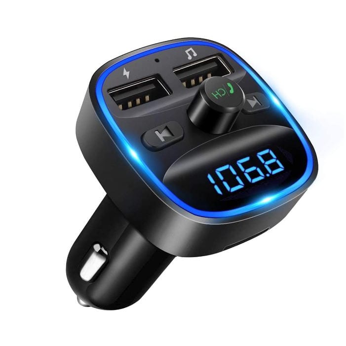 C1-C8 New Bluetooth FM Transmitter Stereo Radio Car Kit with Dual USB Interface 1953-2026