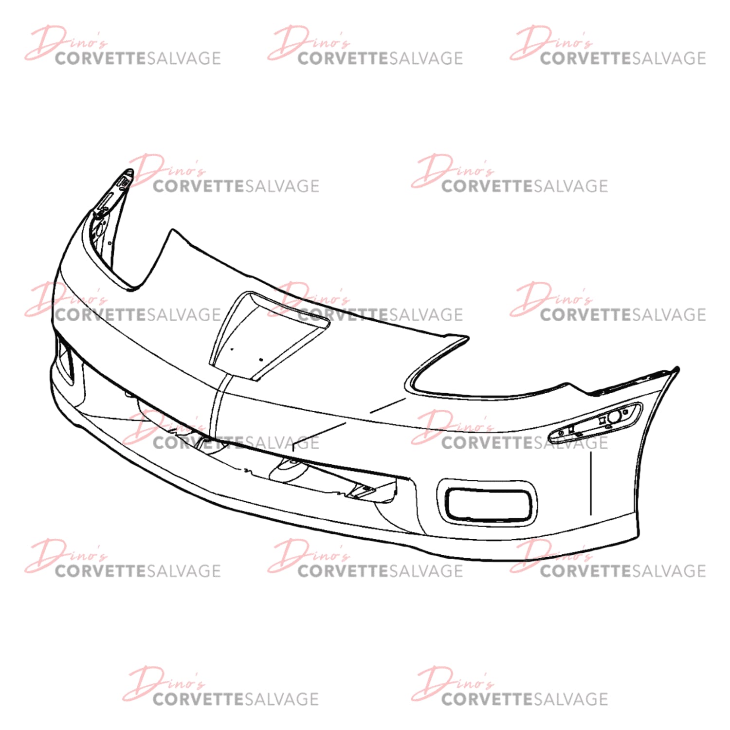 C6 Used Z06, ZR1, Grand Sport Front Bumper Cover 2006-2013