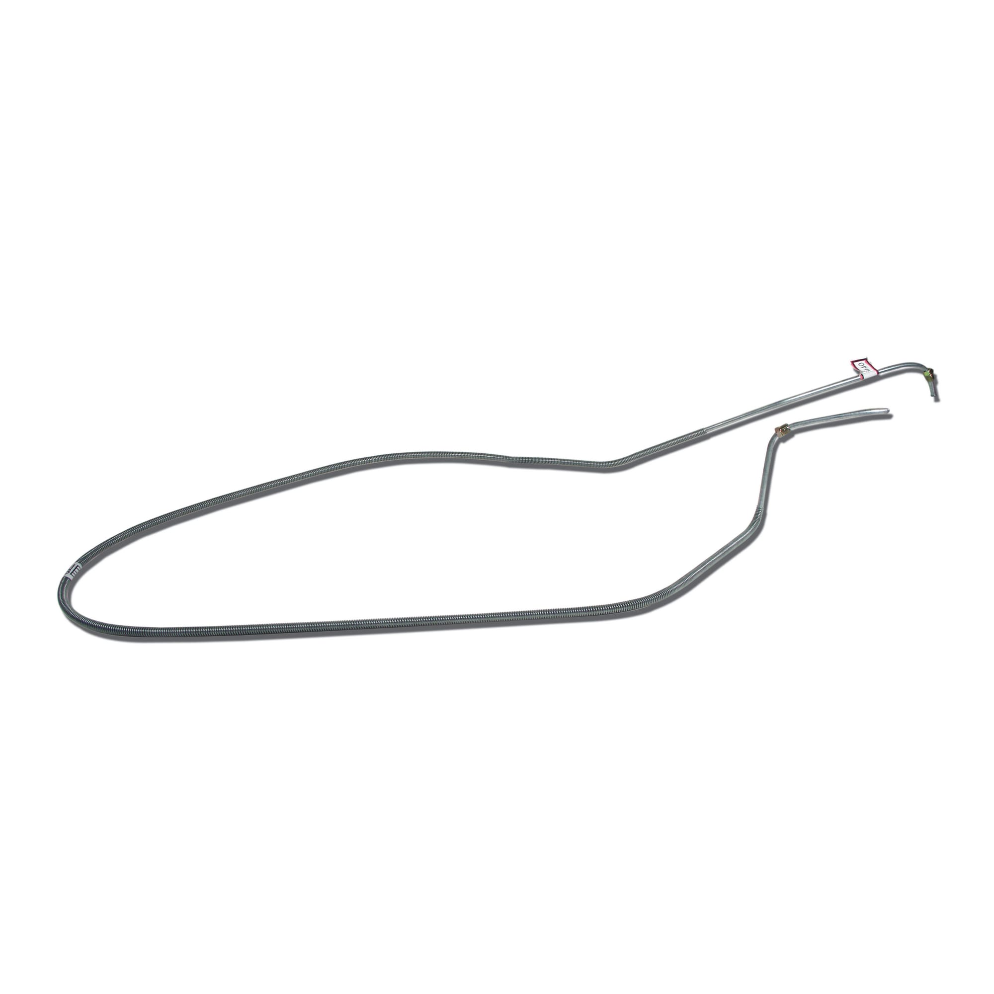 C2 New Driver-Side Brake Line, Master Cylinder To Rear Block with PB 1/4 Inch 1965-1966