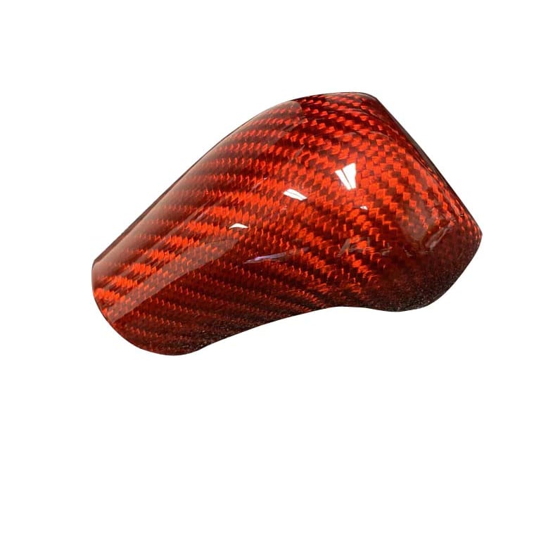 C7 New Red Carbon Fiber Shifter Knob Handle Cover Automatic 2014-2019