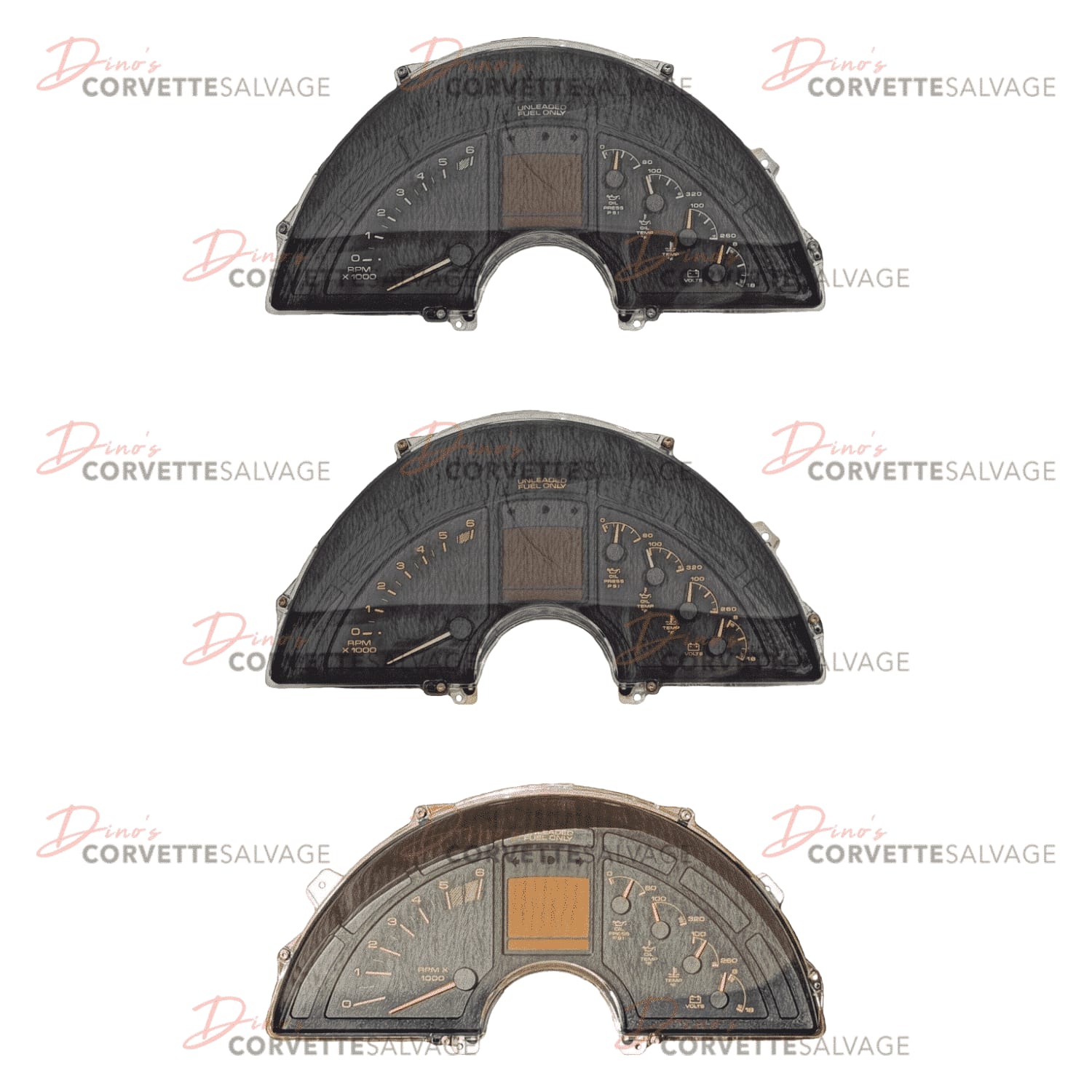 C4 Used Instrument Cluster Assembly 1990-1996