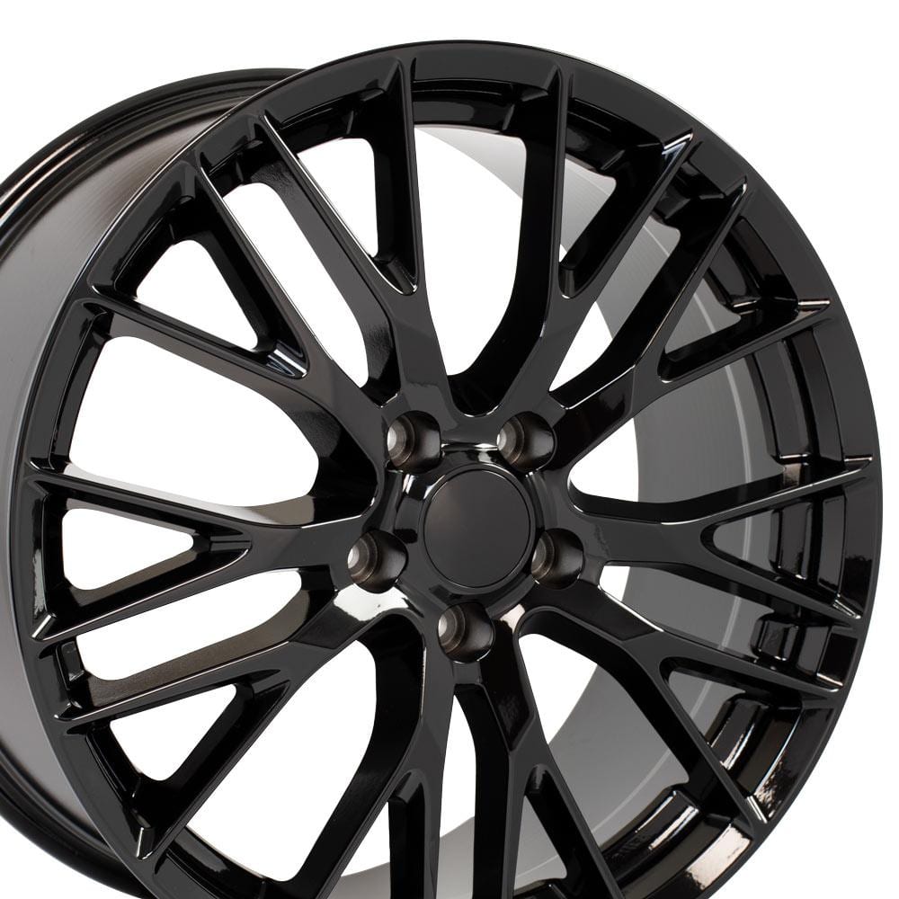 C6-C7 New Gloss Black 20x10 Wheel (CV22C) 2005-2019