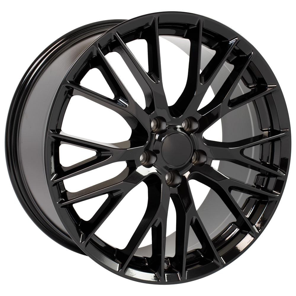 C6-C7 New Gloss Black 20x10 Wheel (CV22C) 2005-2019