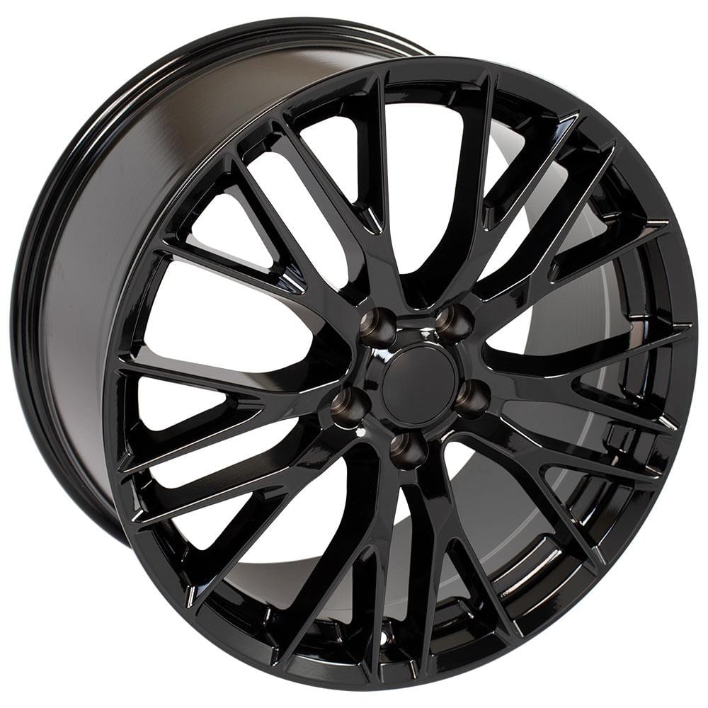 C6-C7 New Gloss Black 20x10 Wheel (CV22C) 2005-2019