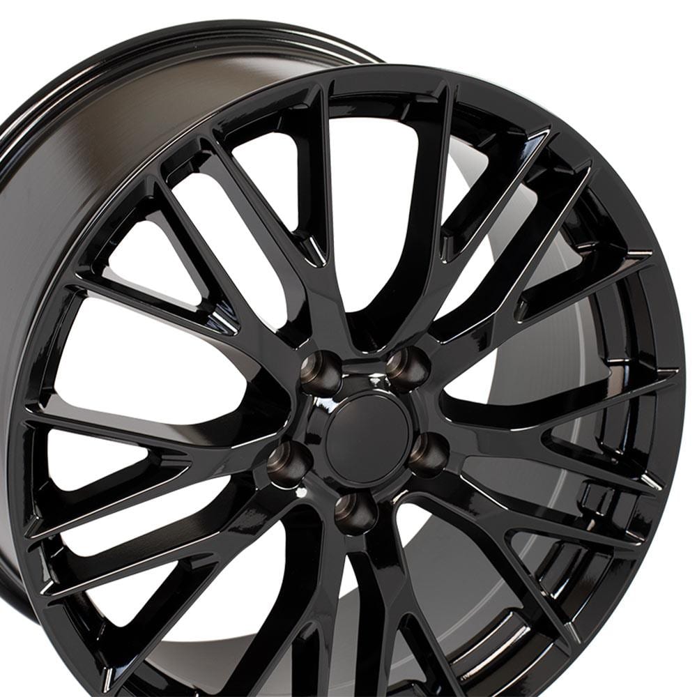 C6-C7 New Gloss Black 20x10 Wheel (CV22C) 2005-2019