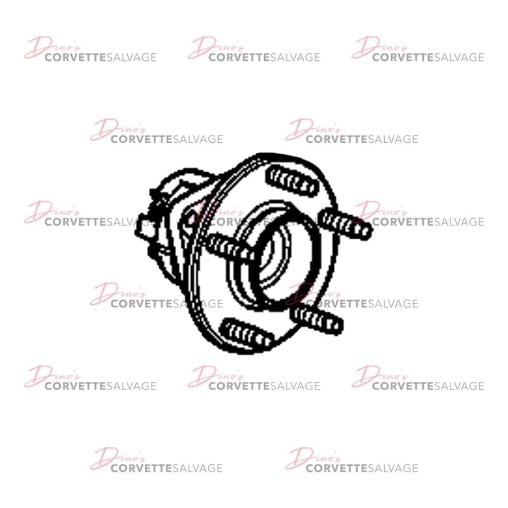 C6 Used Z06, ZR1 Wheel Bearing & Hub Assembly 2009-2013