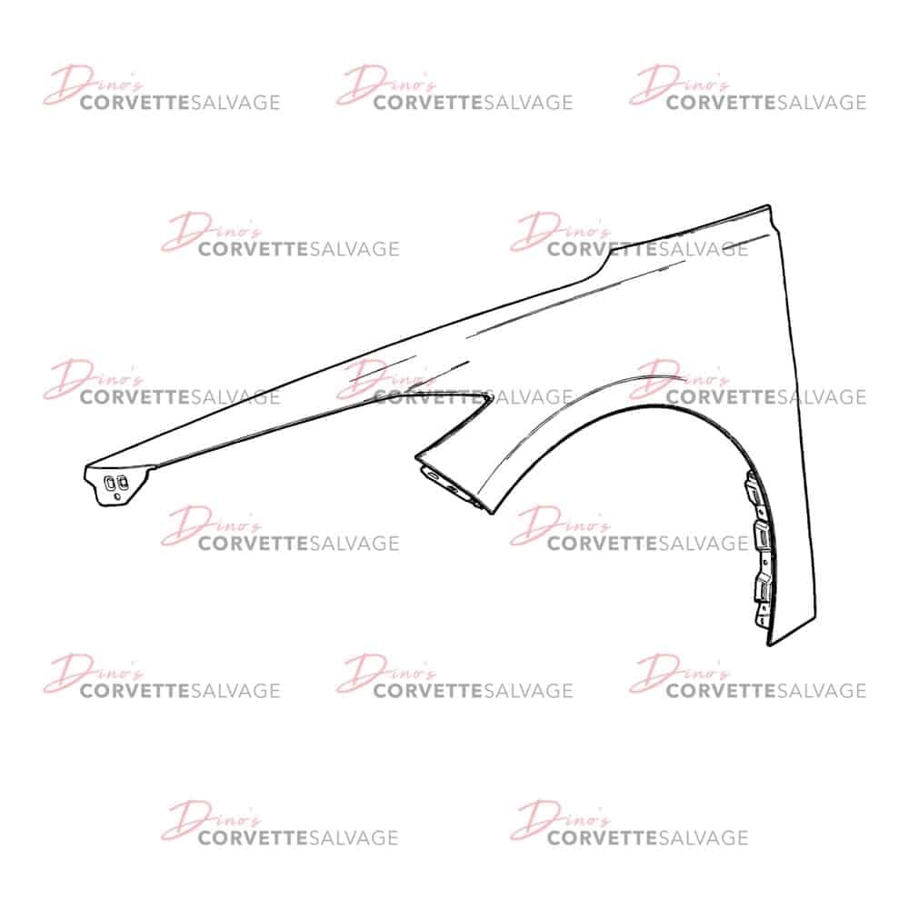 C8 Used Front Fender 2020