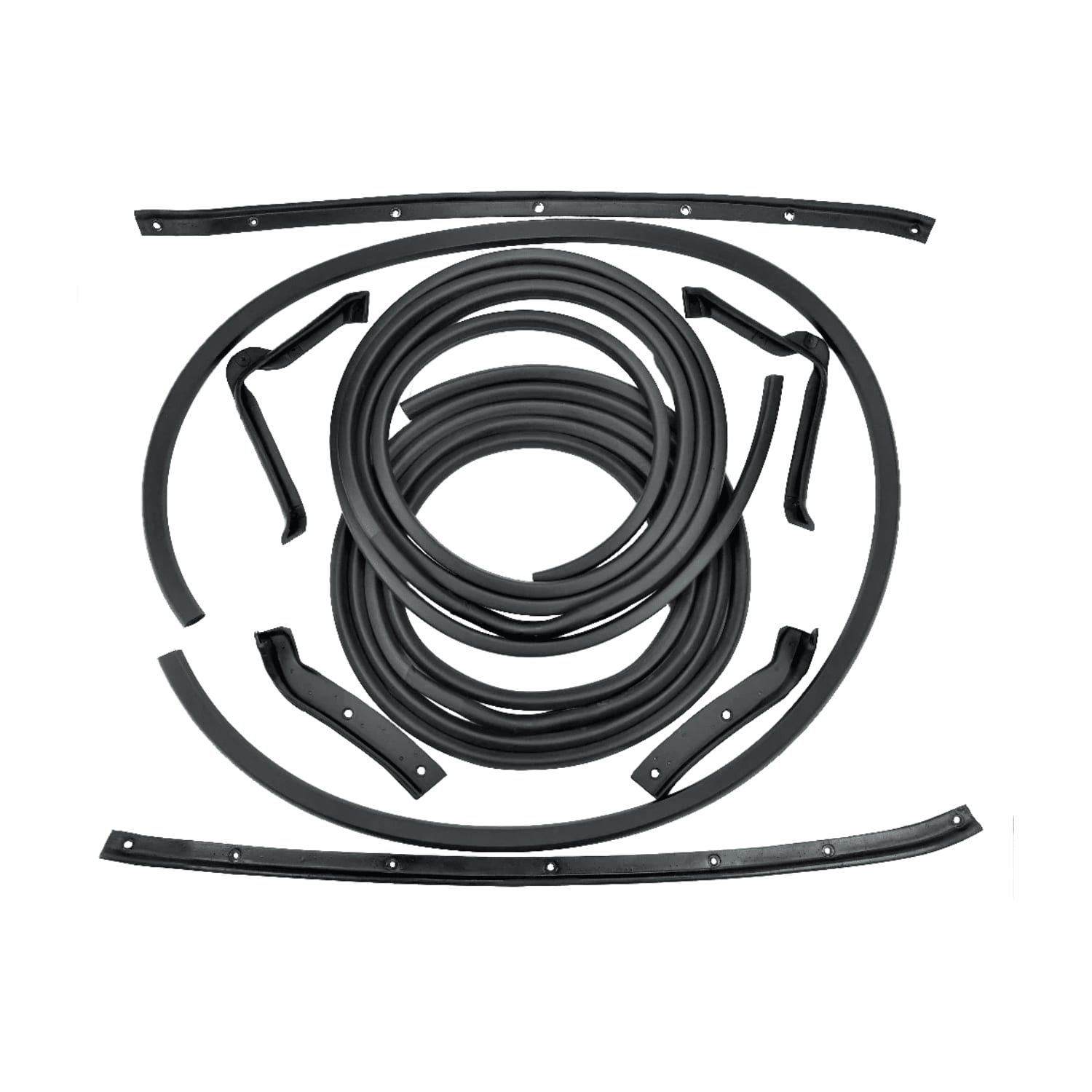 C2 New Coupe 9-Piece Door & Body Weatherstrip Kit 1964-1967
