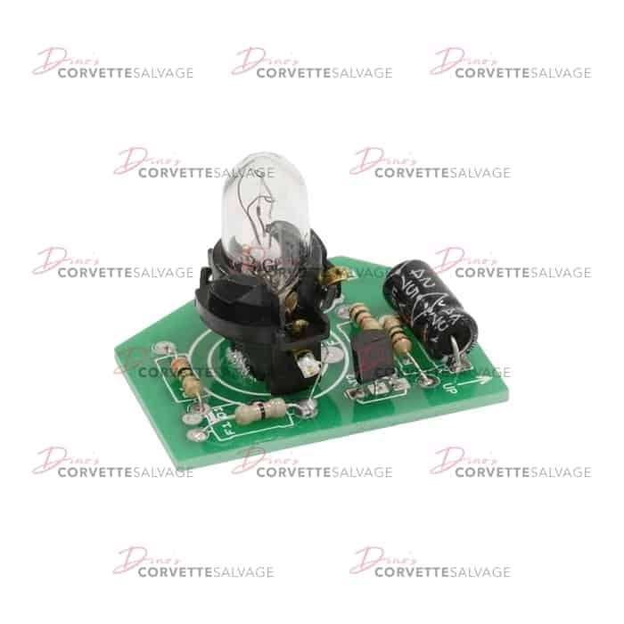 C3 New Low Fuel Light Circuit Board 1977-1982