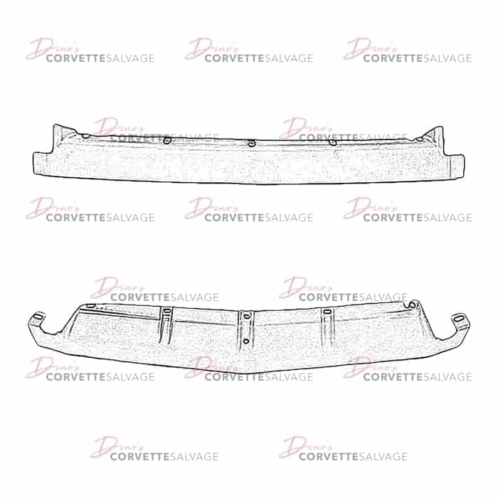 C4 New Center Air Deflector 1984-1996