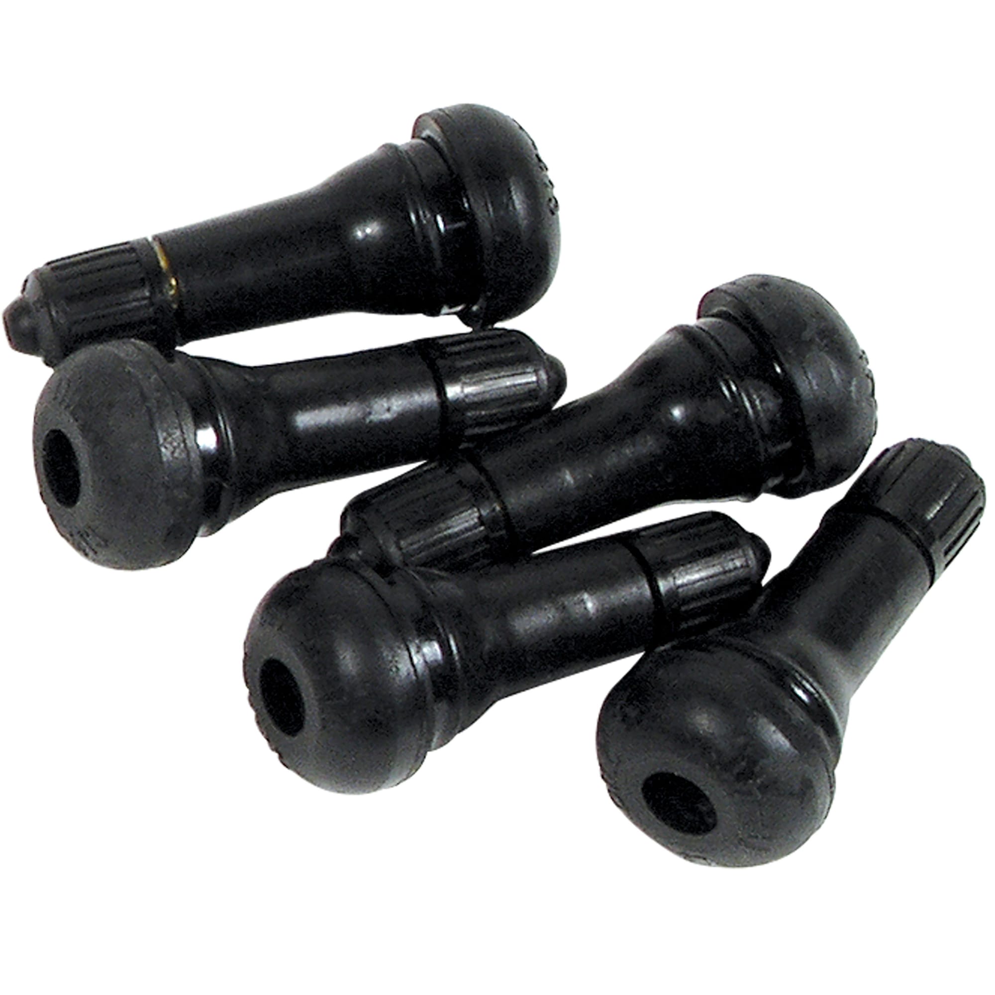 C2-C3 New Tire Valves with Caps, OEM 5 Piece Set 1963-1982