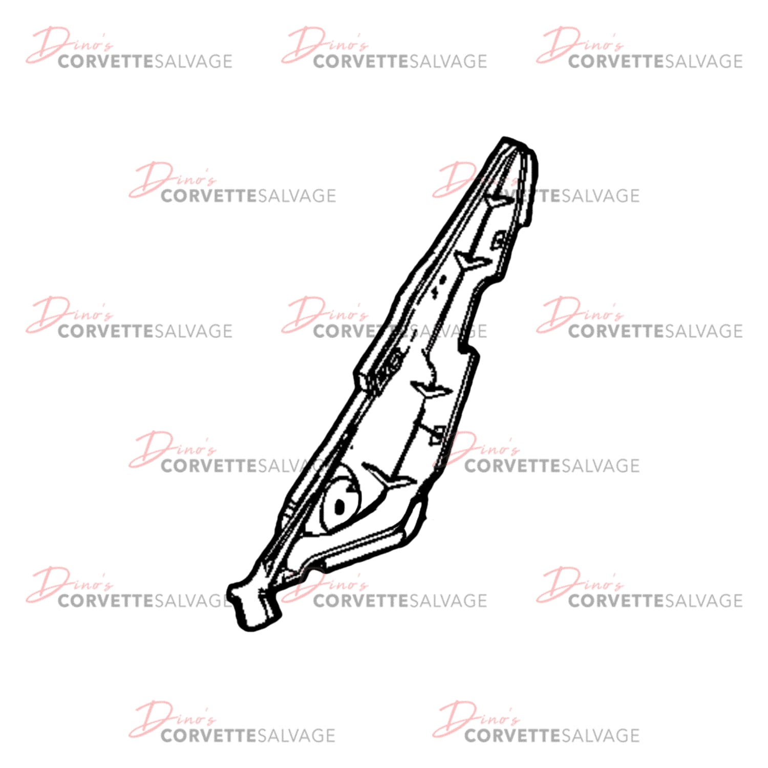 C7 Used Front Door Window Reveal A-Pillar Bracket 2014-2019
