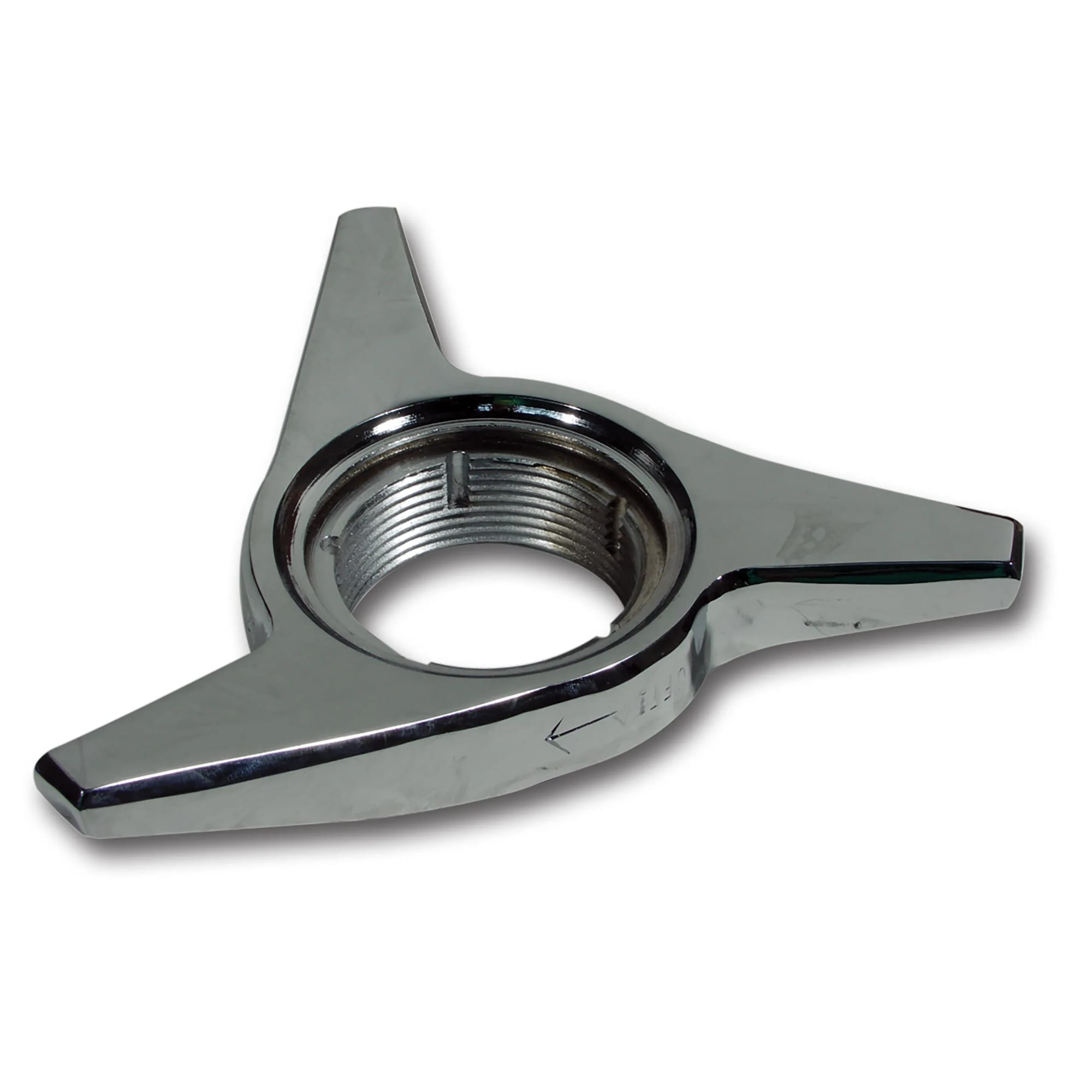 C2 New Passenger-Side Knock-Off Spinner 1963-1966