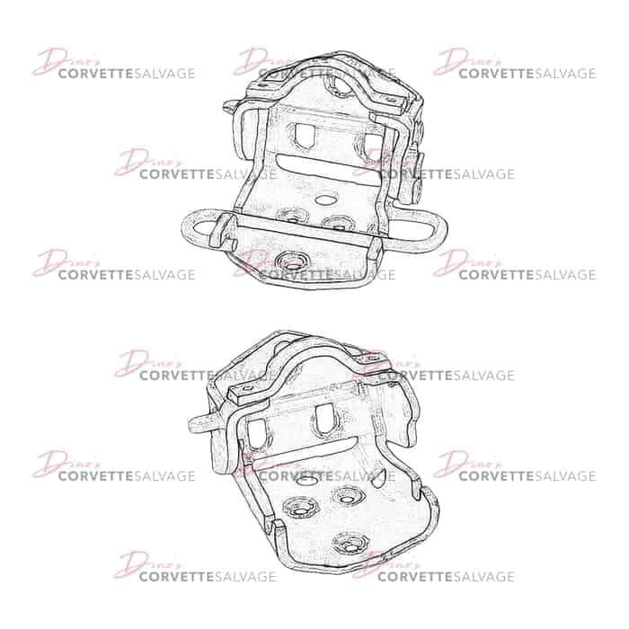 C4 Used Side Door Hinge 1984-1996