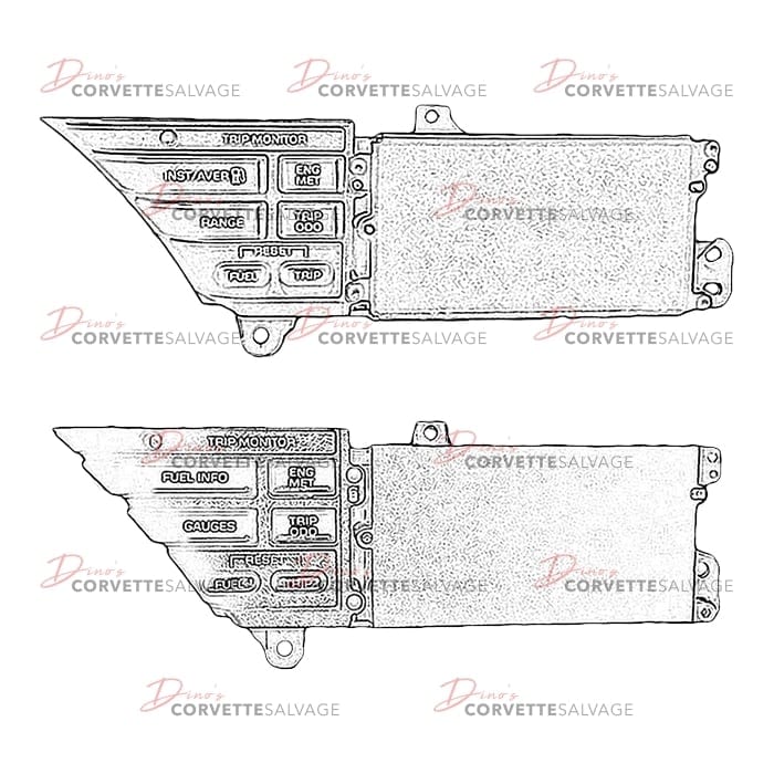 C4 Used Driver Information Center Module 1990-1996