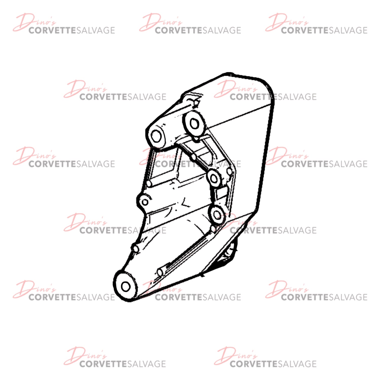 C7 Used Supercharger Belt Tensioner Bracket 2015-2019