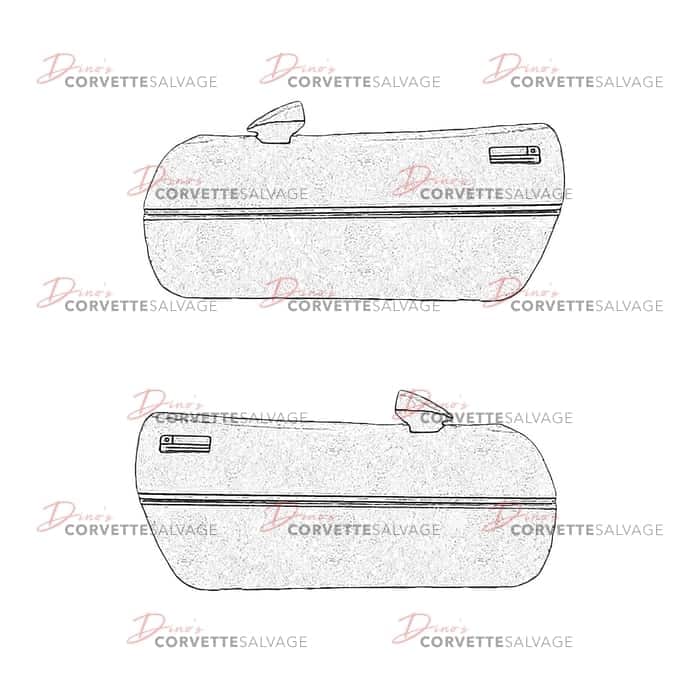 C4 Used Door Assembly 1984-1996