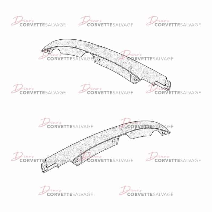C6 Used Z06, ZR1 & Grand Sport Front Bumper Lower Deflector 2006-2013
