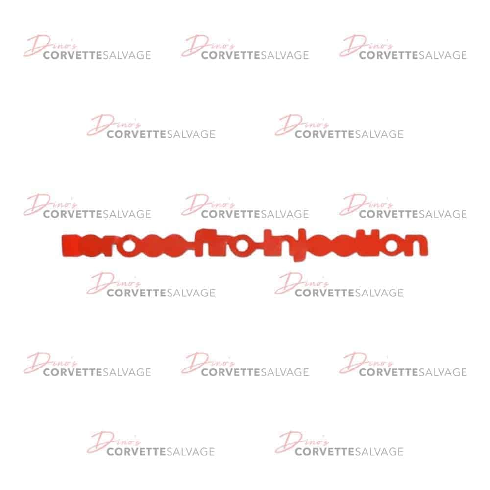 C3 New Side Fender Cross Fire Injection Emblem Double-Sided Tape 1982