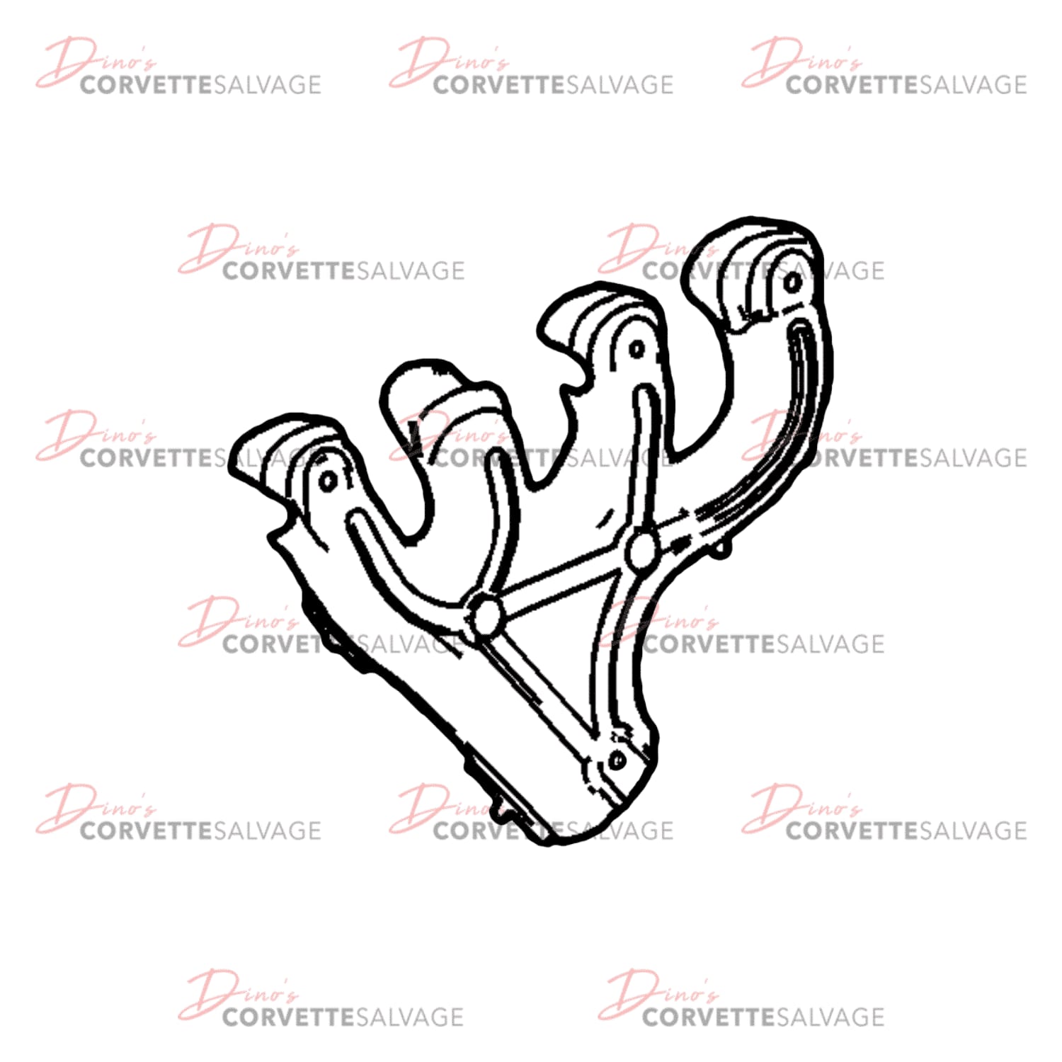 C5 Used Exhaust Manifold Heat Shield 2001-2004