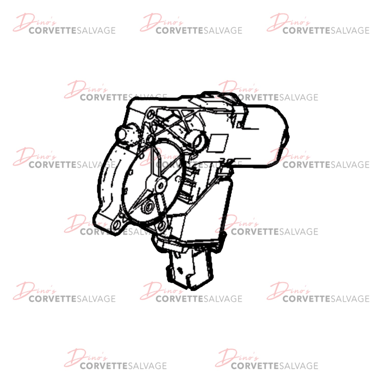 C7 Used Front Side Door Window Regulator Motor 2014-2019