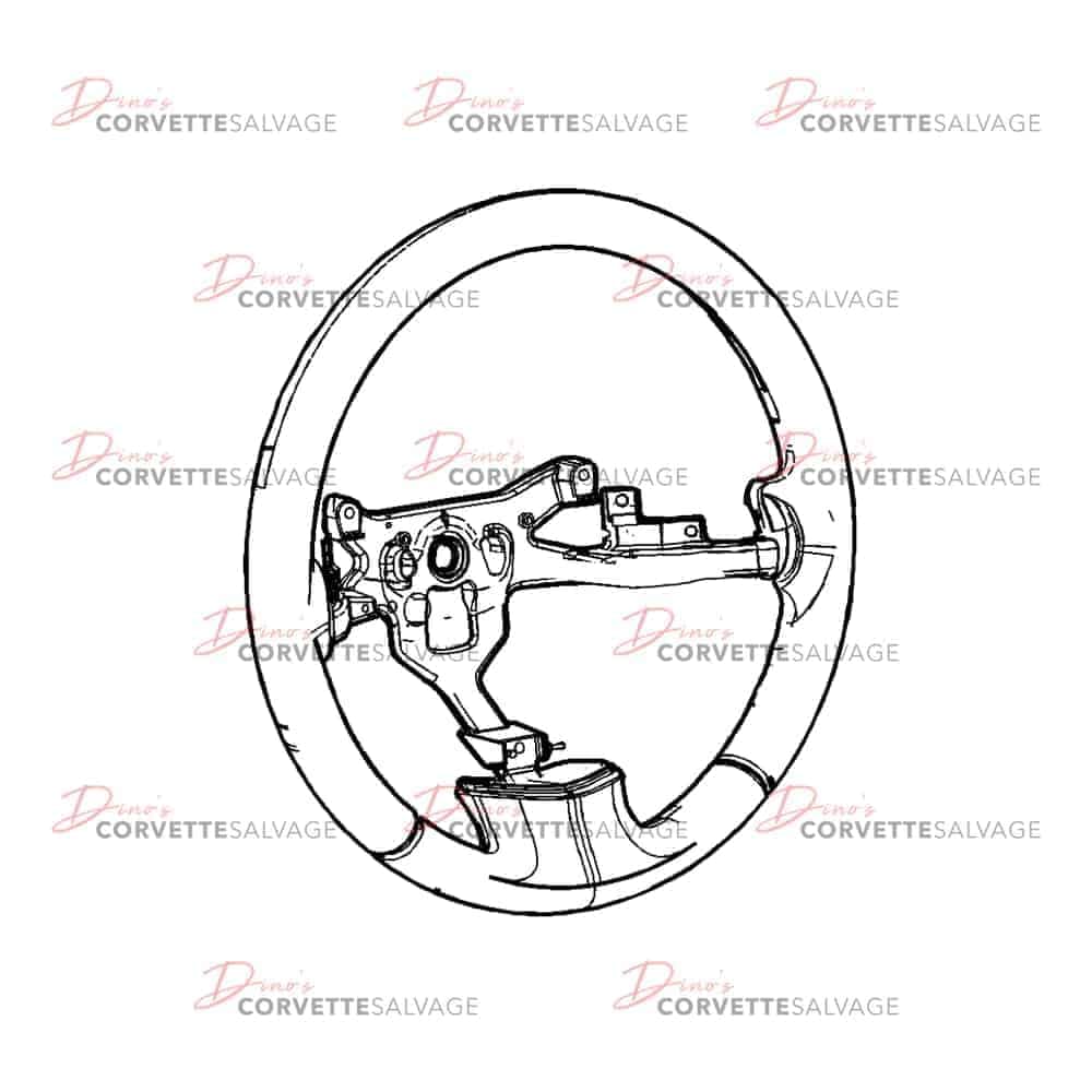 C6 Used Manual Transmission Steering Wheel 2006