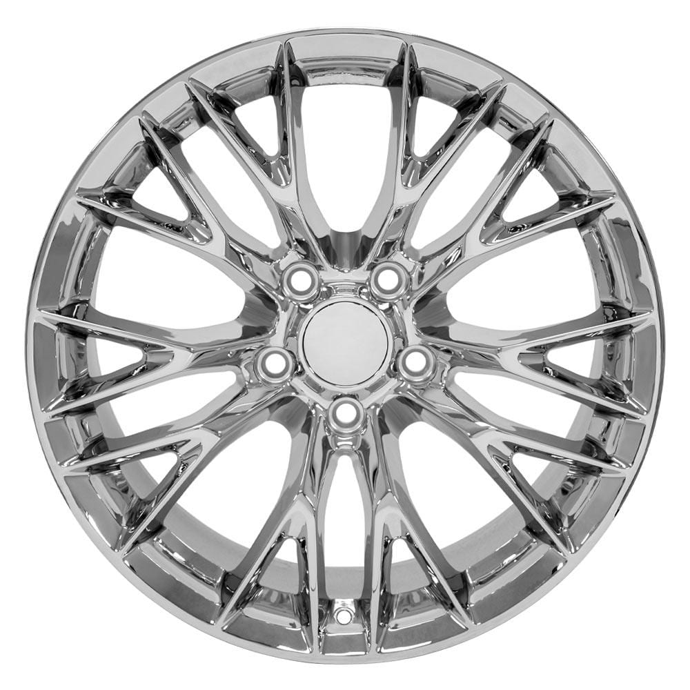 C4-C5 New Chrome 18x10.5 Wheel (CV22) 1988-2004