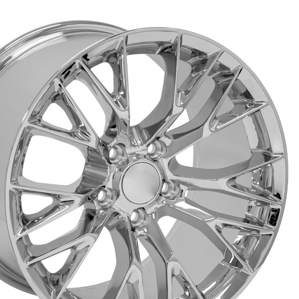 C4-C5 New Chrome 18x10.5 Wheel (CV22) 1988-2004