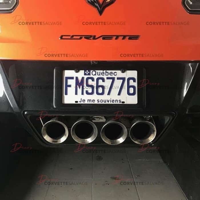 C7 New CFZ License Plate Frame 2014-2019 Application