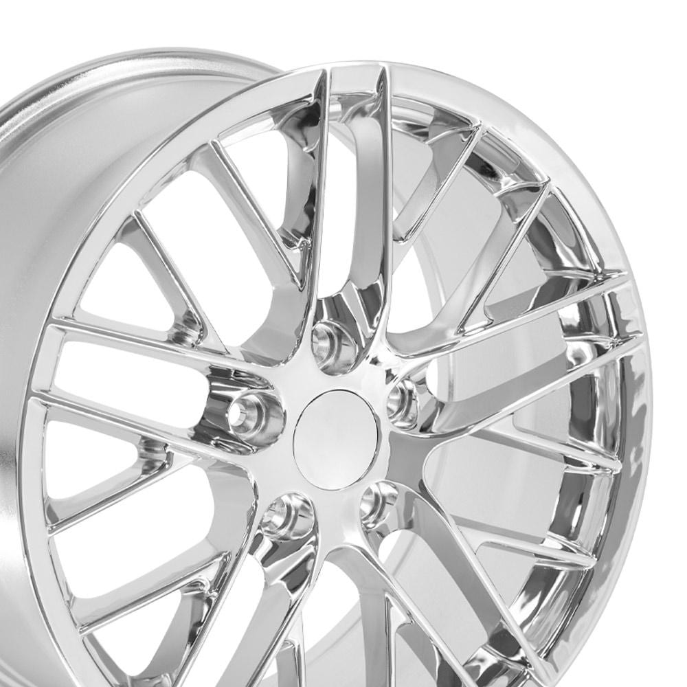 C4 New Chrome 18x8.5 Wheel Set of 4 (CV08B) 1988-1996